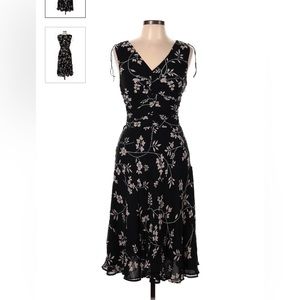 Vintage The Limited Silk Floral Dress
